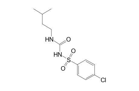 1-(p-chlorophenyl)sulfonyl]-3-isopentylurea