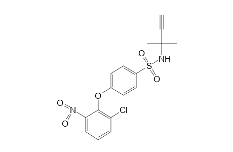 p-(2-chloro-6-nitrophenoxy)-N-(1,1-dimethyl-2-propynyl)benzenesulfonamide