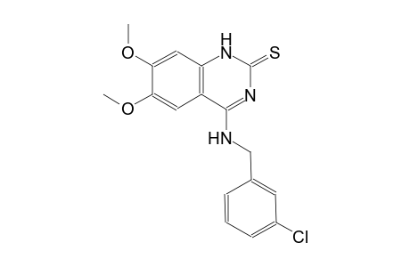 4-[(3-chlorobenzyl)amino]-6,7-dimethoxy-2(1H)-quinazolinethione