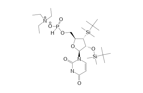 2',3'-BIS-(O-TERT.-BUTYLDIMETHYLSILYL)-URIDIN-5'-YL-H-PHOSPHONATE-TRIETHYLAMMONIUM-SALT