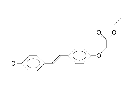 E-4-Chloro-4'-ethoxycarbonylmethoxy-stilbene