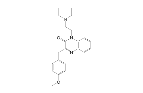 1-[2-(diethylamino)ethyl]-3-(p-methoxybenzyl)-2-(1H)-quinoxalinone