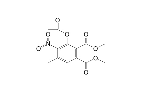 3-Acetoxy-5-methyl-4-nitro-phthalic acid, dimethyl ester