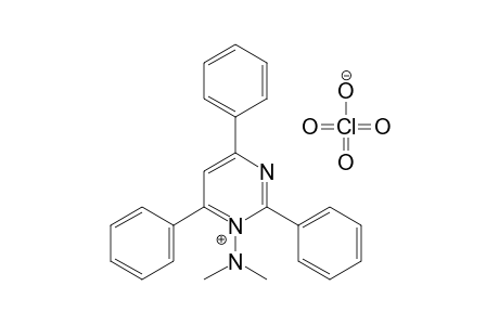 1-(dimethylamino)-2,4,6-triphenylpyrimidinium perchlorate