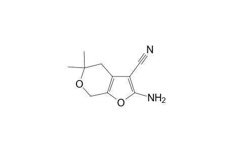 2-Amino-5,5-dimethyl-4,7-dihydro-5H-furo[2,3-c]pyran-3-carbonitrile