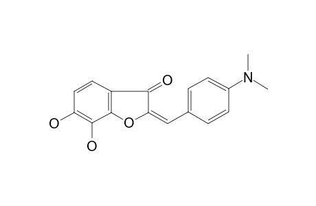 (2E)-2-[4-(dimethylamino)benzylidene]-6,7-dihydroxy-1-benzofuran-3(2H)-one