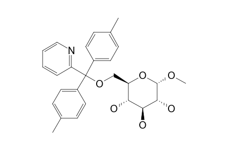 Methyl 6-o-ditolyl(2-pyridyl)methyl .alpha.,D-glucopyranoside