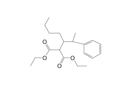 Ethyl 2-ethoxycarbonyl-3-(1-phenethyl)heptanoate