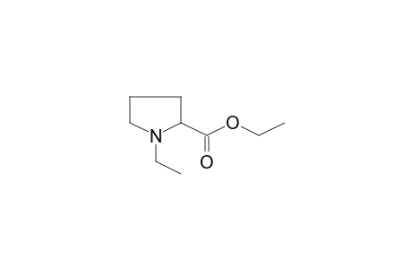 Pyrrolidine-2-carboxylic acid, 1-ethyl-, ethyl ester