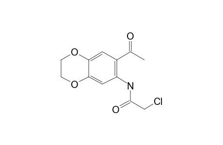 Acetamide, N-(7-acetyl-2,3-dihydro-1,4-benzodioxin-6-yl)-2-chloro-