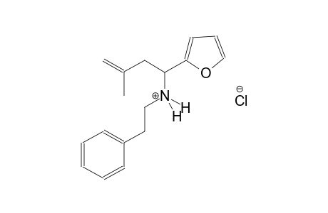 1-(2-furyl)-3-methyl-N-(2-phenylethyl)-3-buten-1-aminium chloride