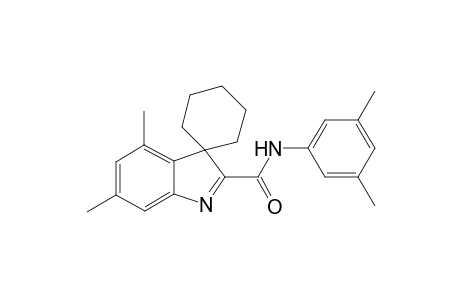 4,6-Dimethyl-3,3-pentamethylen-3H-indol-carboxylic acid-2-[3,5-dimethyl-anilide]