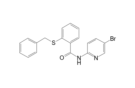 2-Benzylsulfanyl-N-(5-bromo-pyridin-2-yl)-benzamide