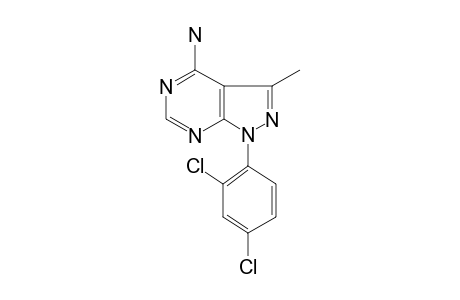 4-Amino-1-[2,4-dichlorophenyl]-3-methylpyrazolo[3,4-D]pyrimidine