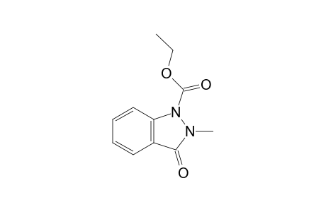 Ethyl 2-methyl-3-oxo-2,3-dihydro-1H-indazole-1-carboxylate