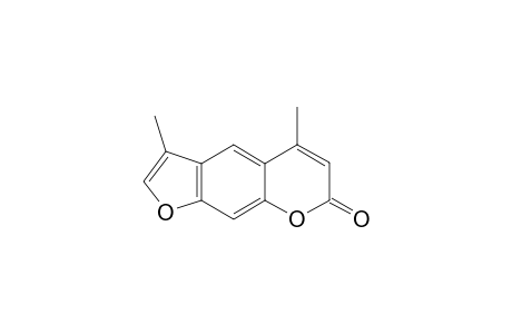 7H-furo[3,2-g][1]benzopyran-7-one, 3,5-dimethyl-