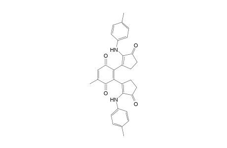 2,3-bis[2'-(4'-Methylphenylamino)-3'-oxocyclopentehn-1'-yl)-5-methyl-1,4-benzoquinone