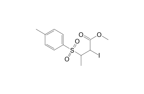 2-Iodo-3-(4-tolyl-sulfonyl)-butyric acid, methyl ester