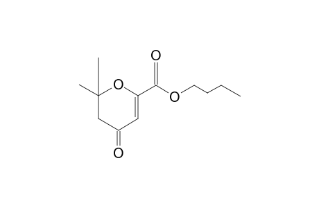 3,4-dihydro-2,2-dimethyl-4-oxo-2H-pyran-6-carboxylic acid, butyl ester