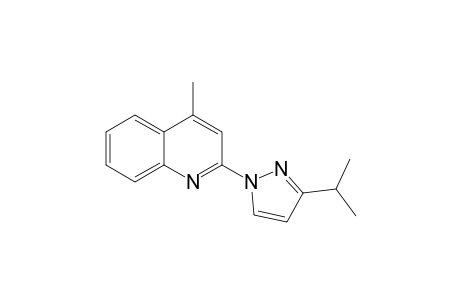 2-(3-ISOPROPYL-PYRAZOL-1-YL)-4-METHYL-QUINOLINE