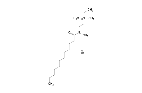 dimethylethyl[2-(N-methyldodecanamido)ethyl]ammonium bromide
