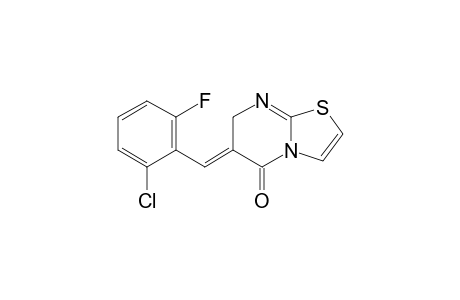 (E)-6-(2-Chloro-6-fluorobenzylidene)-6,7-dihydro-5H-thiazolo[3,2-a]pyrimidin-5-one