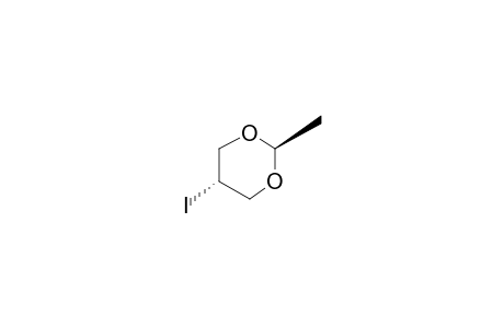 1,3-Dioxane, 5-iodo-2-methyl-, trans-