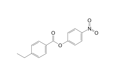 4-Ethylbenzoic acid, 4-nitrophenyl ester