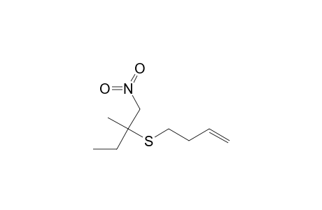 2-(3-Butenylthio)-2-methyl-1-nitrobutane