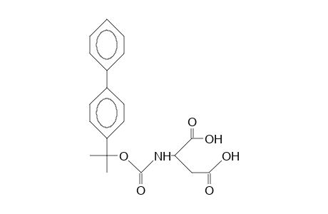 N-[1-(4-Biphenylyl)-1-methyl-ethoxycarbonyl]-aspartic acid