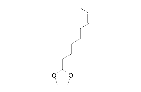 1,3-Dioxolane, 2-(6-octenyl)-, (Z)-