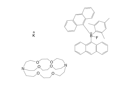 DI-(9-ANTHRYL)-MESITYLFLUOROBORATE-POTASSIUM-CRYPTAND-SALT