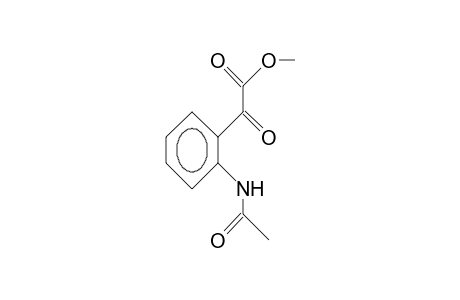 (o-ACETAMIDOPHENYL)GLYOXYLIC ACID, METHYL ESTER