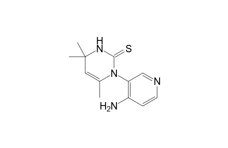 3-[4'-Aminopyrid-3'-yl]-4,6,6-trimethyl-1,2,3,6-tetrahydropyrimidine-2-thione