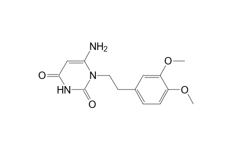 6-Amino-1-[2-(3,4-dimethoxy-phenyl)-ethyl]-1H-pyrimidine-2,4-dione