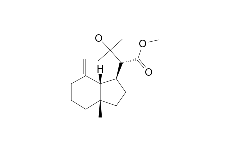 METHYL-(ALPHA-R*,1S*,3AS*,7AR*)-HEXAHYDRO-ALPHA-(1-HYDROXY-1-METHYLETHYL)-3A-METHYL-7-METHYLENE-1-INDAN-ACETATE