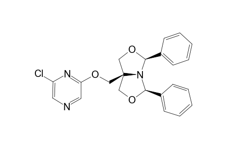 2-Chloro-6-[(c-2,c-8-Diphenyl-3,7-dioxa-r-1-azabicyclo[3.3.0]oct-c-5-yl)methoxy]pyrazine