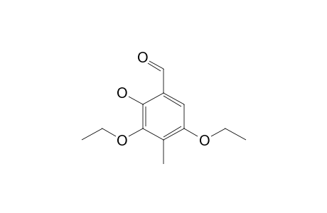 3,5-Diethoxy-2-hydroxy-4-methylbenzaldehyde