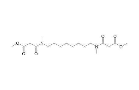 3-keto-3-[8-[(3-keto-3-methoxy-propanoyl)-methyl-amino]octyl-methyl-amino]propionic acid methyl ester