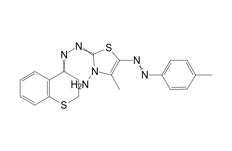 3-Amino-4-methyl-2-(thiochroman-4-ylideneazo)-5-(4-methylphenylazo)-thiazole