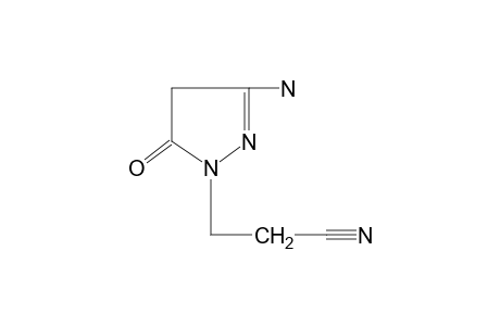 3-amino-5-oxo-2-pyrazoline-1-propionitrile