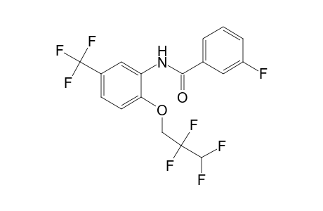 3-Fluoro-N-[2-(2,2,3,3-tetrafluoropropoxy)-5-(trifluoromethyl)phenyl]benzamide