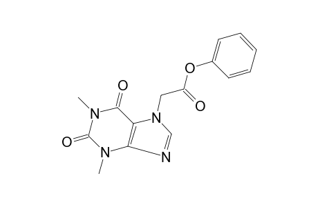 1,3-dimethyl-2,6-dioxo-1,2,3,6-tetrahydropurine-7-acetic acid, phenyl ester