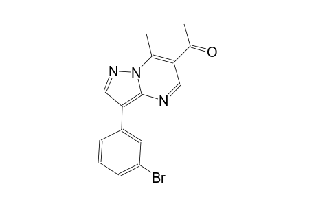 ethanone, 1-[3-(3-bromophenyl)-7-methylpyrazolo[1,5-a]pyrimidin-6-yl]-