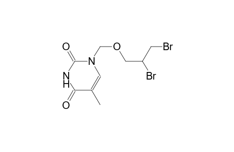 2,4(1H,3H)-pyrimidinedione, 1-[(2,3-dibromopropoxy)methyl]-5-methyl-