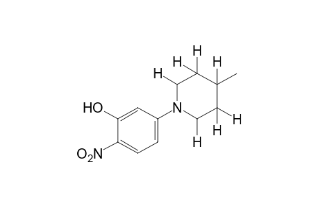 5-(4-methylpiperidino)-2-nitrophenol