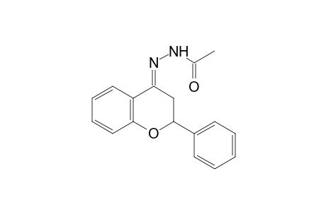 acetic acid, (2-phenyl-4-chromanylidene)hydrazide