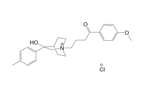 3-(4'-Methylphenyl)-3-hydroxy-N-[4'-(4"-methoxyphenyl)-4'-oxobutyl]quinuclidnium chloride