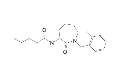 2-Methyl-N-[1-(2-methylbenzyl)-2-oxoazepan-3-yl]pentanamide