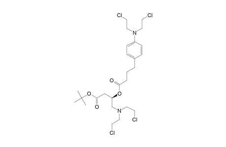 (R)-TERT.-BUTYL-3-(4-[4-[BIS-(2-CHLOROETHYL)-AMINO]-PHENYL]-BUTYRYLOXY)-4-[N,N-BIS-(2-CHLOROETHYL)-AMINO]-BUTYRATE